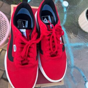 Vans Ultrarange EXP Women's Men's Red and Black Sneakers